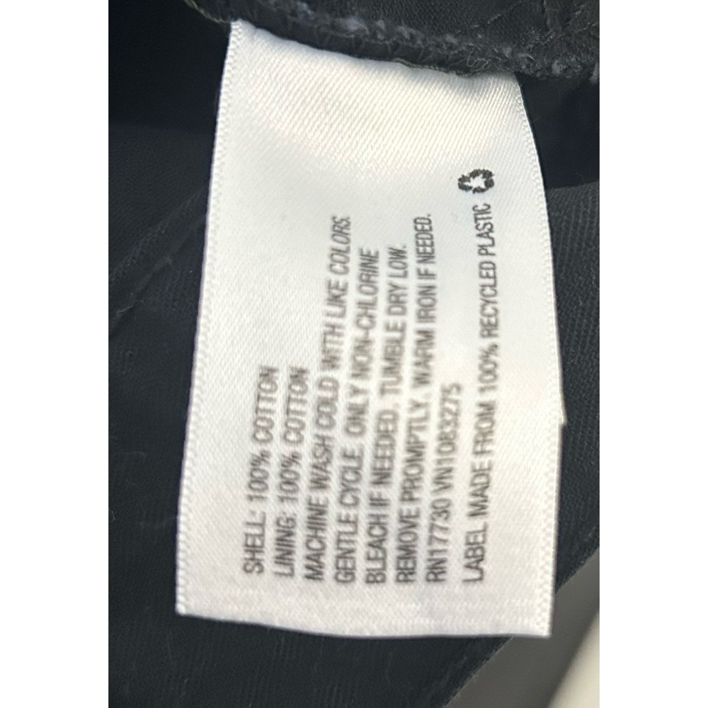 A New Day Black Cotton Utility Jacket Women's Size Medium Brand New w/tags - Picture 7 of 7
